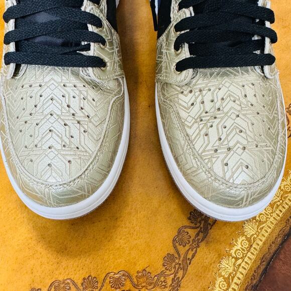 Air Jordan 1 Zoom Air CMFT GC Sz 11 Gold Laser Concord Black DQ0659 Sneakers NEW main image 11